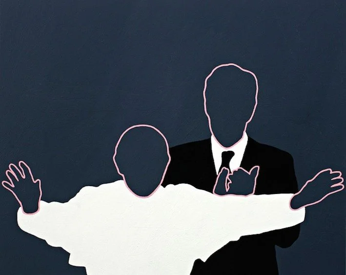 Ari Goldmann Der Papst in Deutschland, 2011 Öl auf Leinwand, 80 x 100 cm