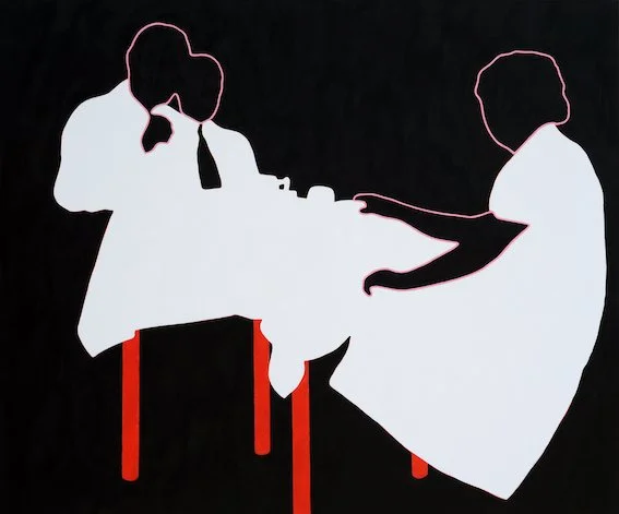 Ari Goldmann, Heinz Roth, Otto Schildt & Käthe Strauch, 2015  Öl auf Leinwand 100 x 120 cm 