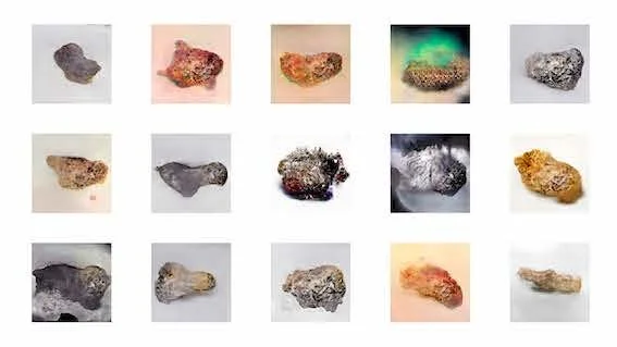 BEN NURGENÇ & SHAHD SAFARANI untitled, selection of 3, 2020, 512 x 512 px, Generative adversarial Network 