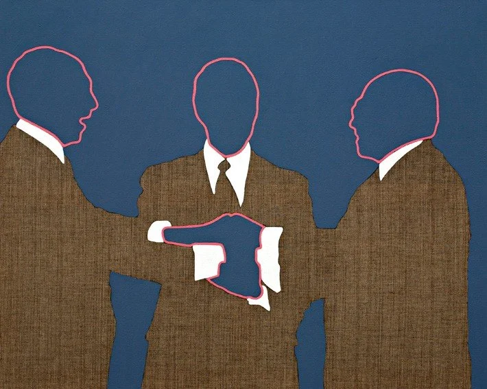 Ari Goldmann, Friedensvertrag, 2011 Öl auf Leinwand, 80 x 100 cm