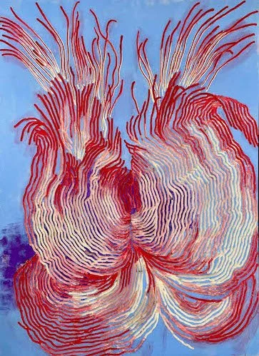 BIRGIT BRANDIS figue, 2022 205 x 155 cm Acryl auf geschnitztem Holz