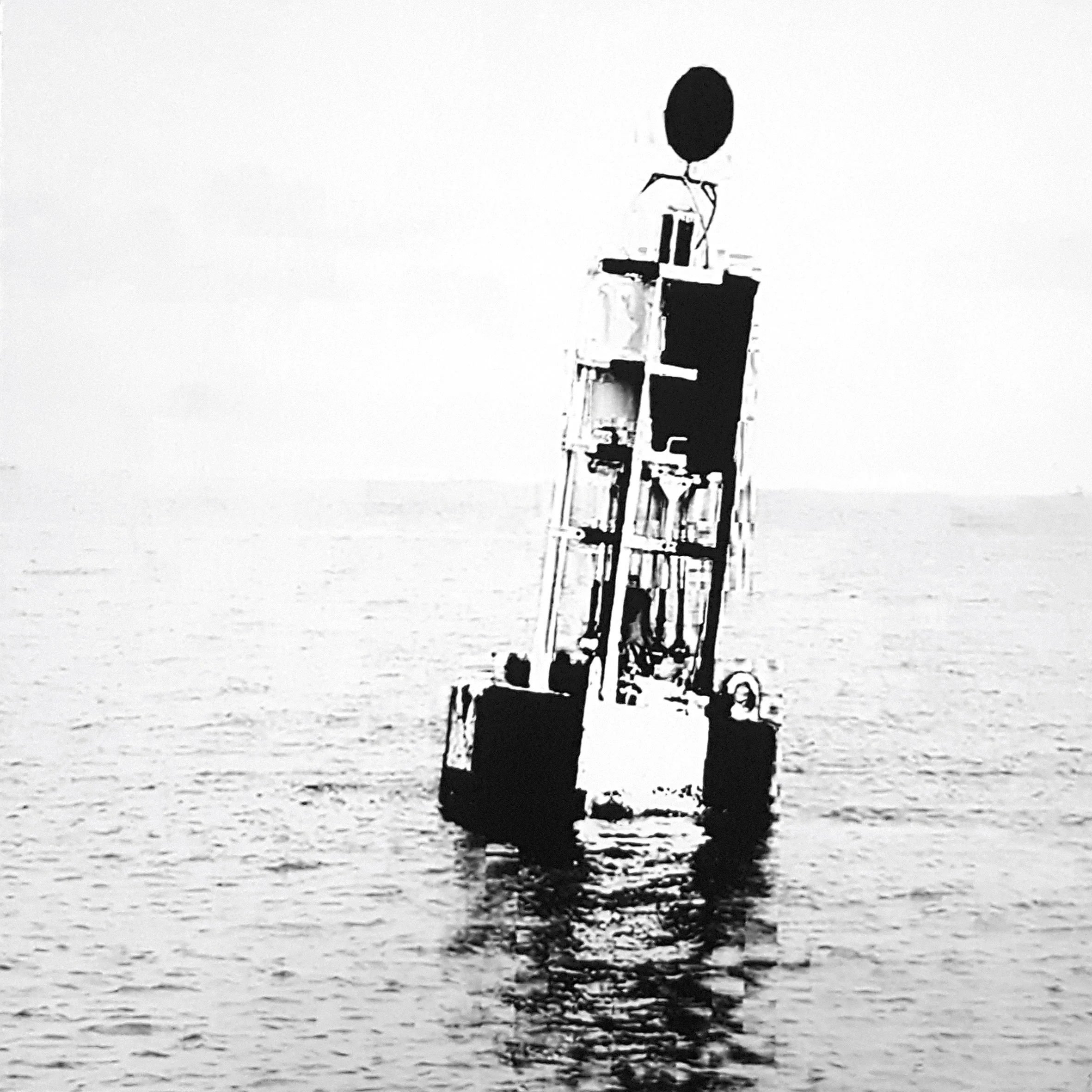 Mark Gens, Buoy, 2021, 33 x 33 cm, Inkjet print on sheetrock