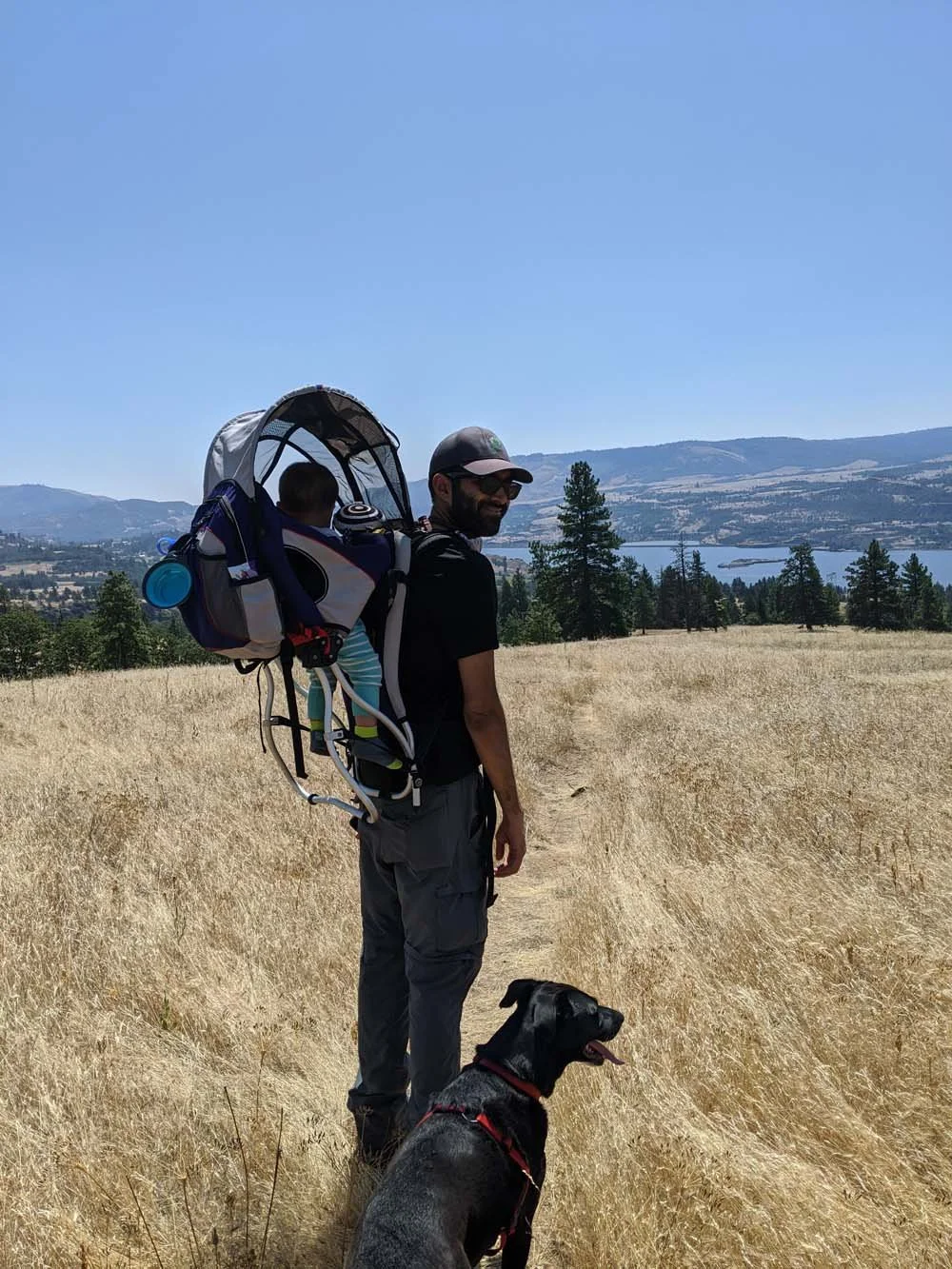 Anit Jindal hiking in Oregon