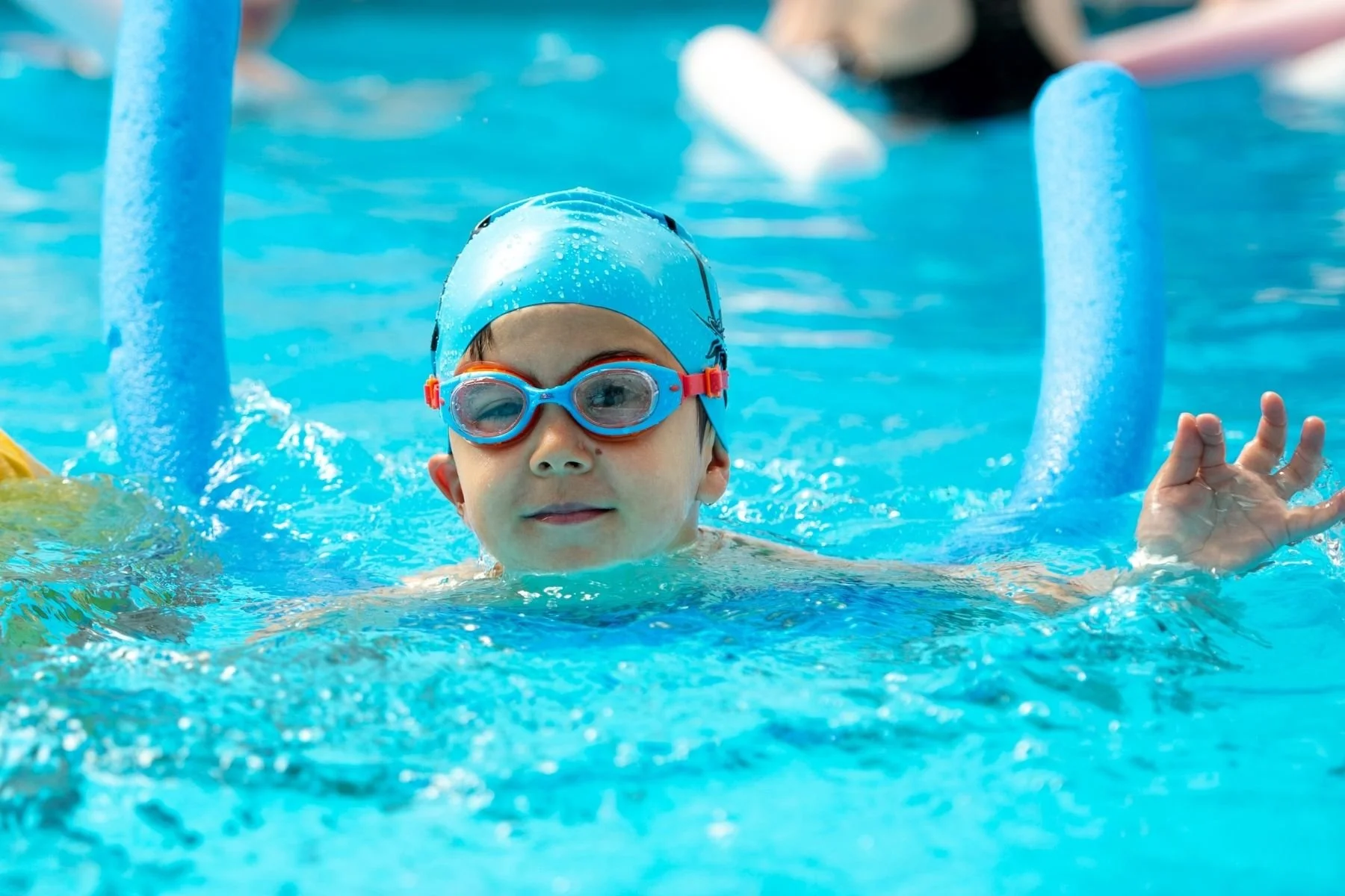 Pupil swimming at Yarrells School, an independent prep school in Poole with specialist sport provision