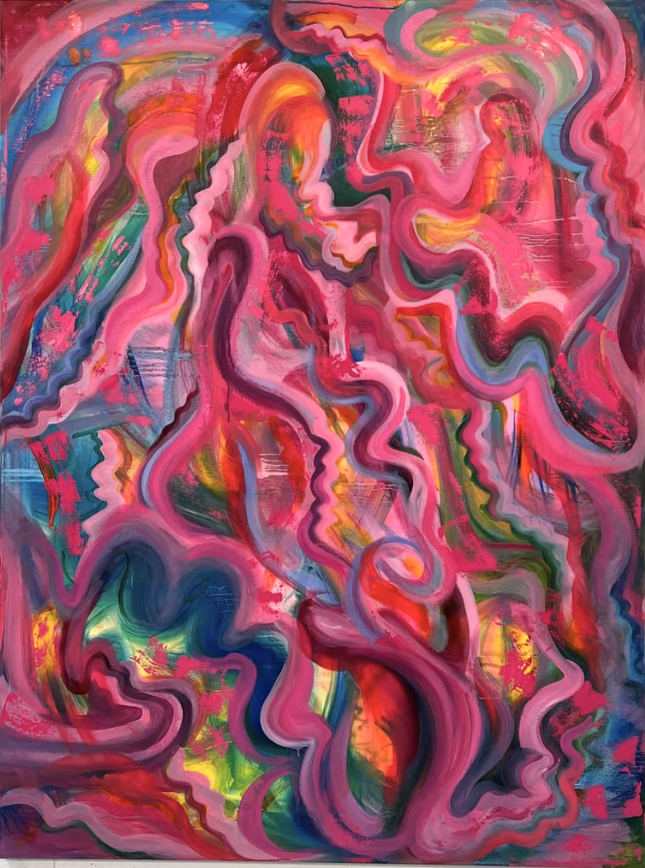 “Intertwined”. Oil on canvas. 2024