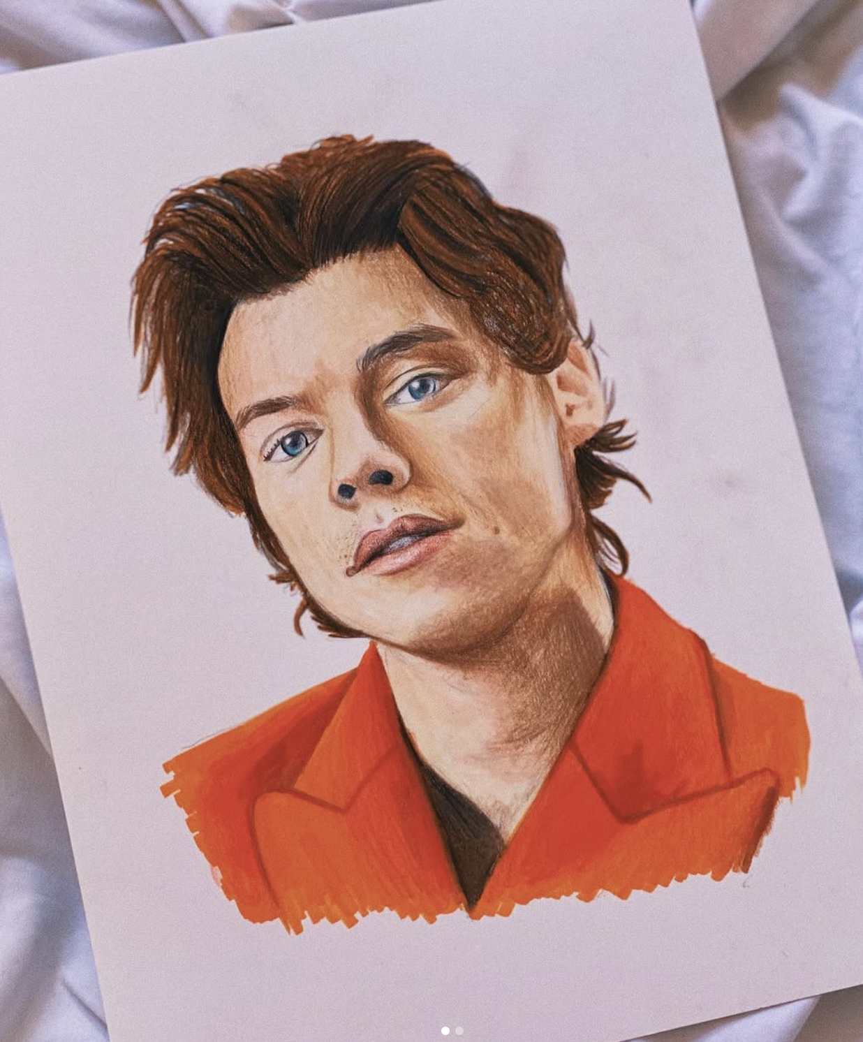"Harry" Marker and color pencil on paper. 2020.