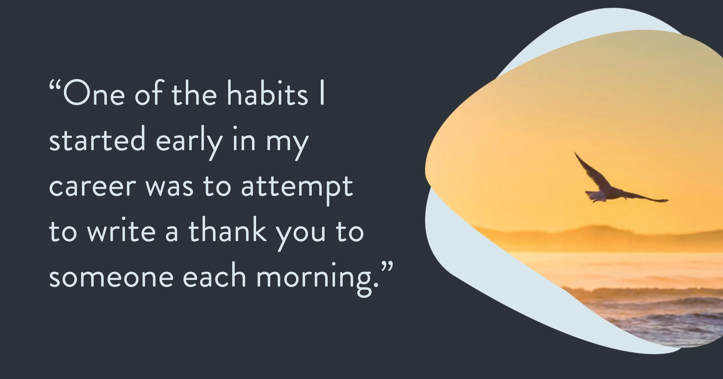 Remember What Your Mother Taught You!  Give Thanks.