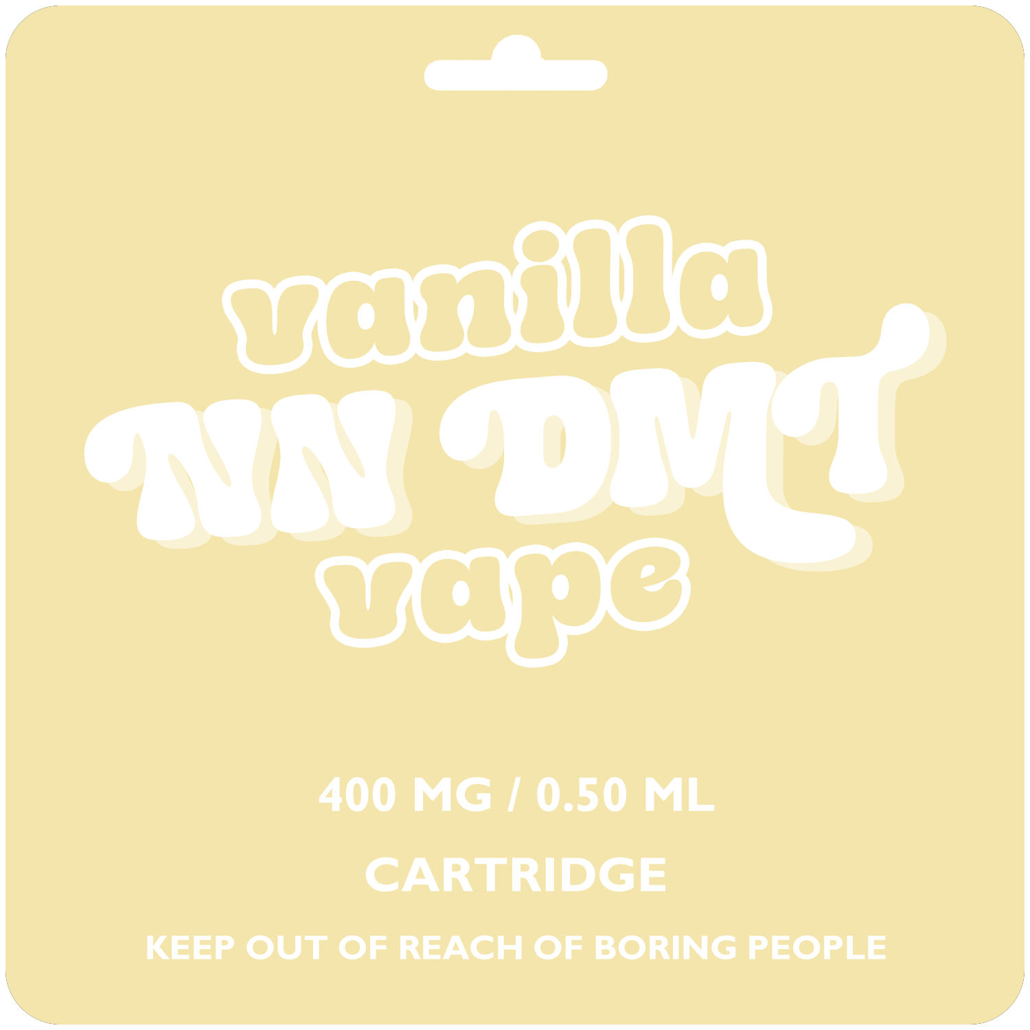 Vanilla Vape Cartridge (400mg/0.50ml)