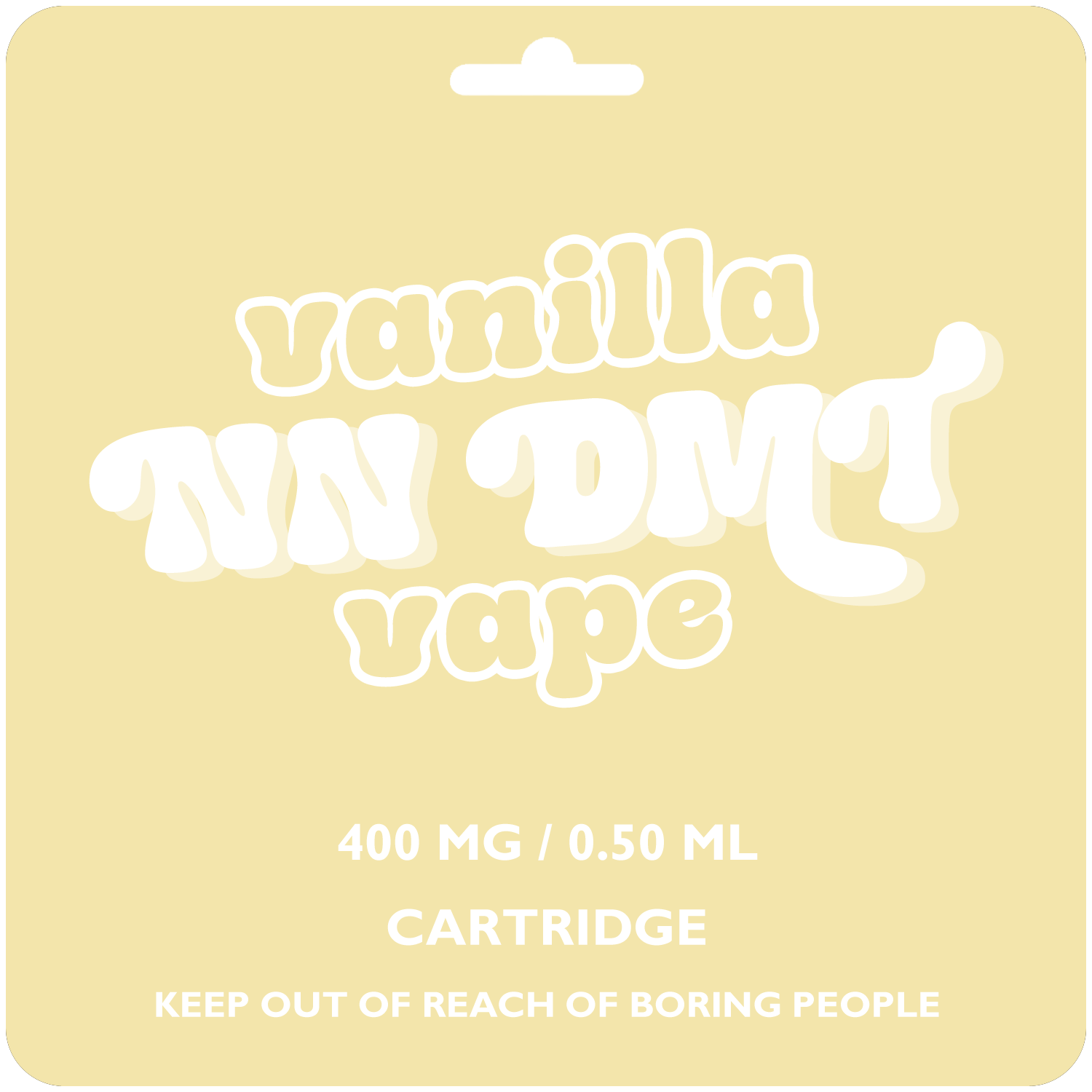 Vanilla Vape Cartridge (400mg/0.50ml)