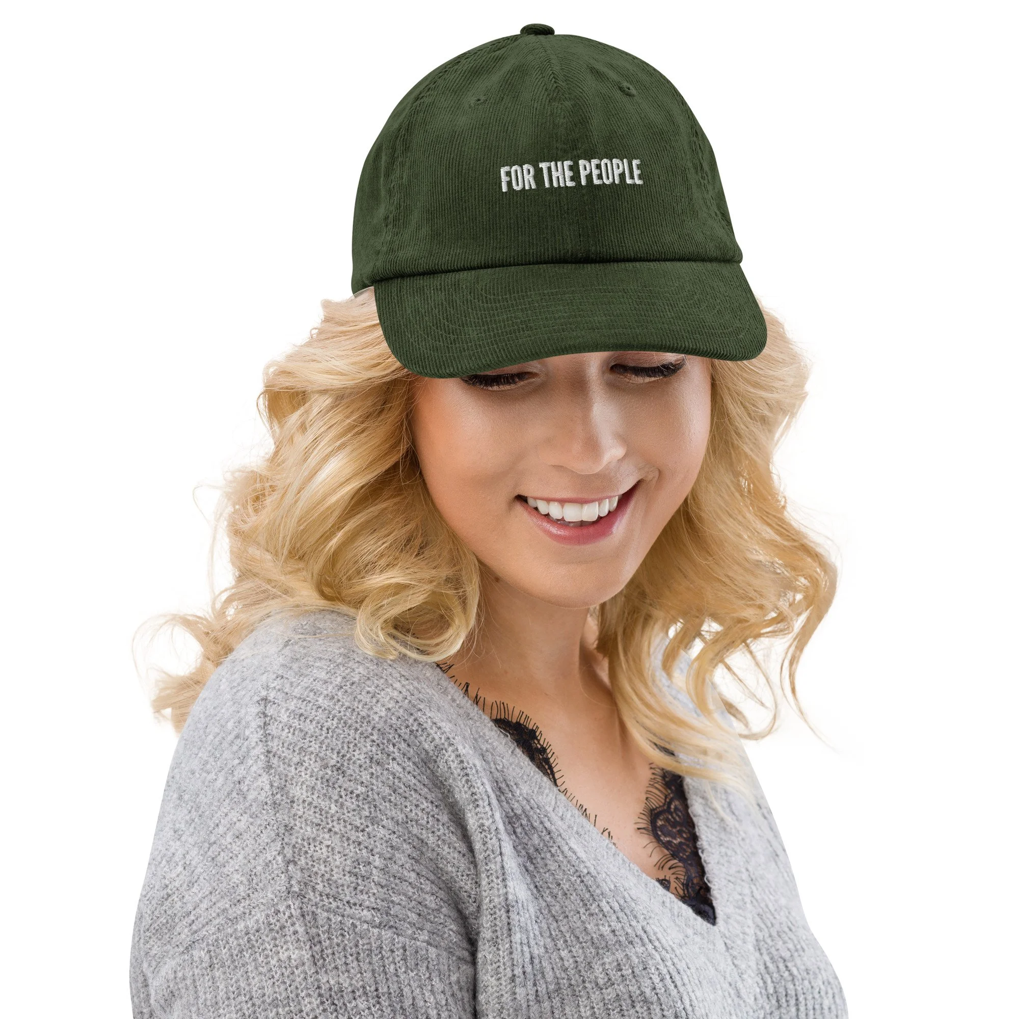 For The People Corduroy Cap