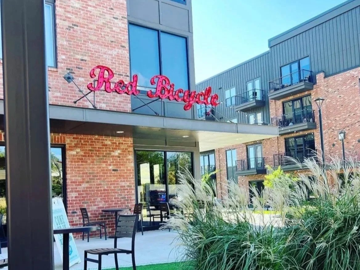 Red Bicycle Express coffee and breakfast shop at Vintage Station North in Mt. Juliet, Tennessee