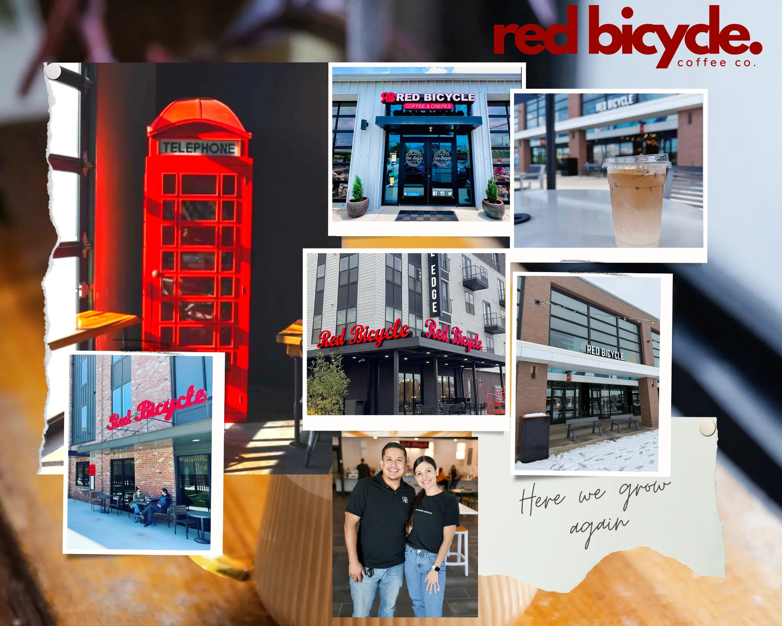 The owners of Red Bicycle Coffee Co. Luis & Cyndi Cortes currently lead the brand.