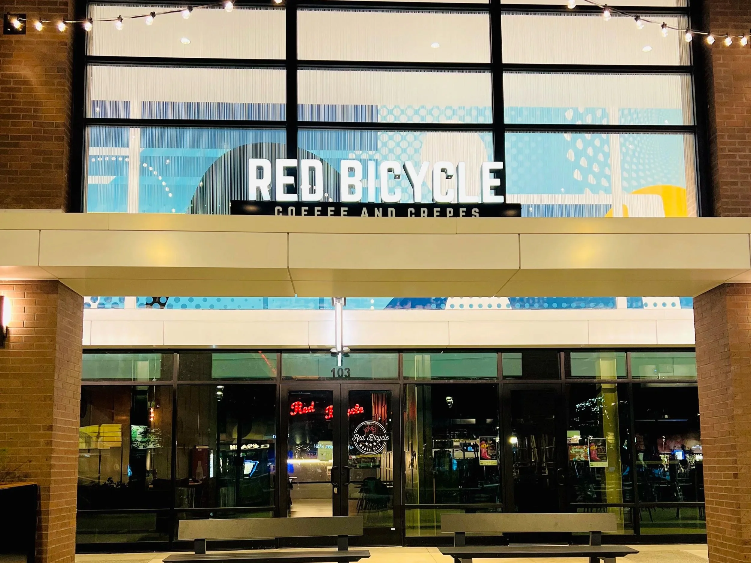 Red Bicycle Coffee inside Tanger Outlets Nashville in Antioch, Tennessee