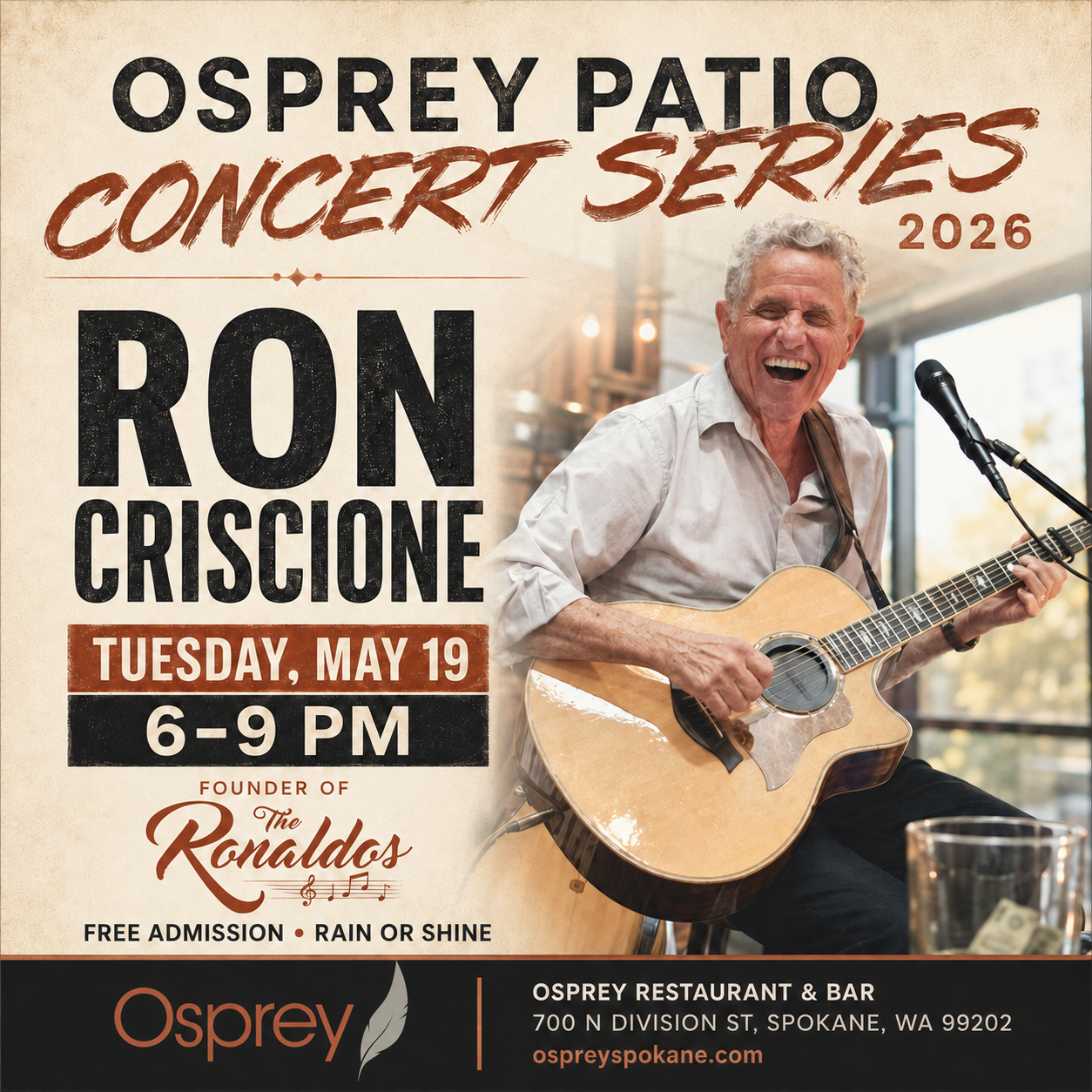 Ron Criscione Live @ Osprey