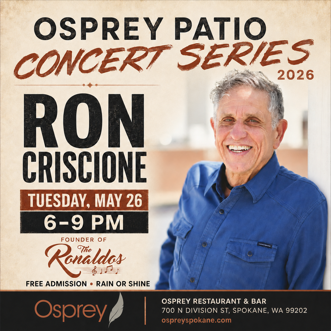 Ron Criscione Live @ Osprey 