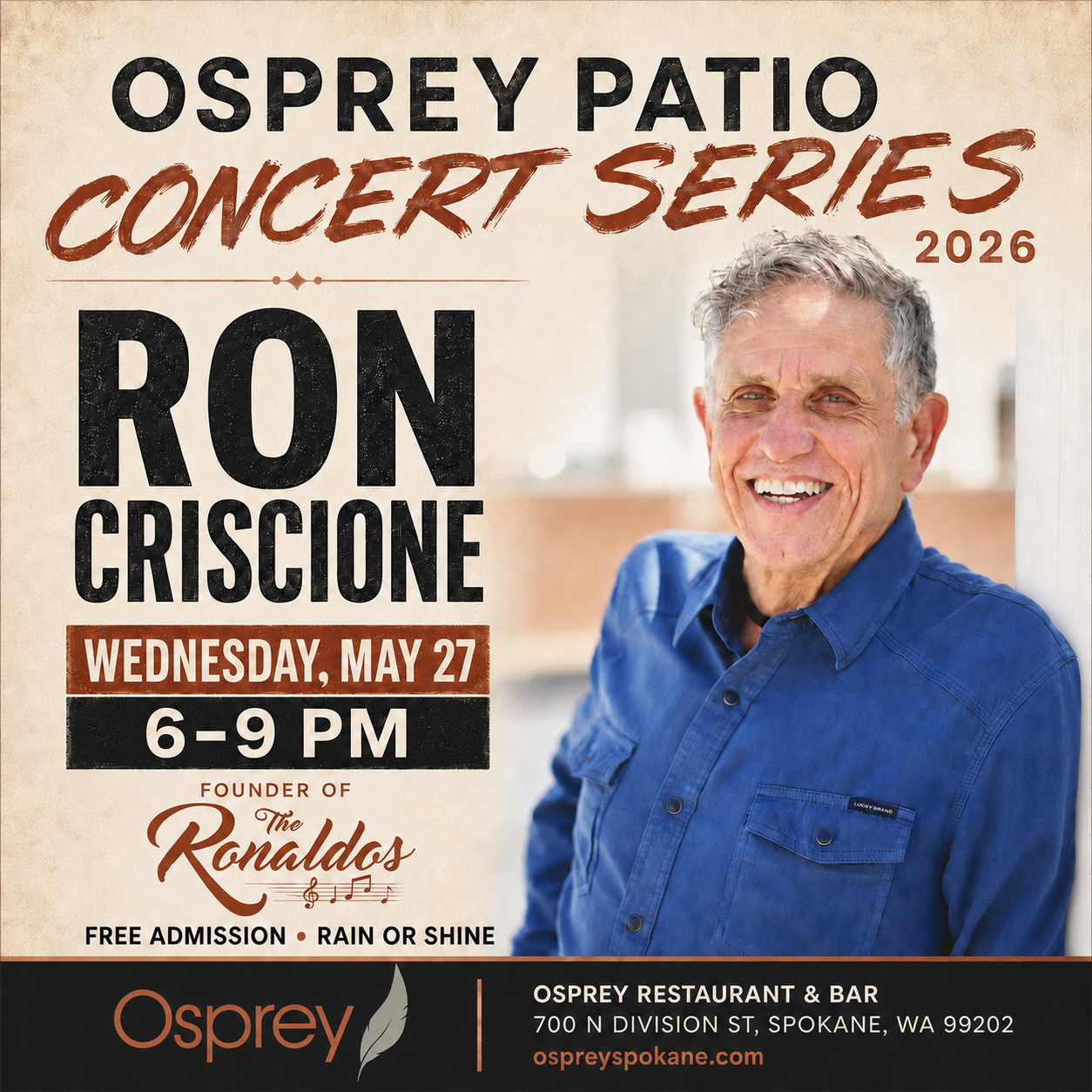 Night Two- Ron Criscione Live @ Osprey 