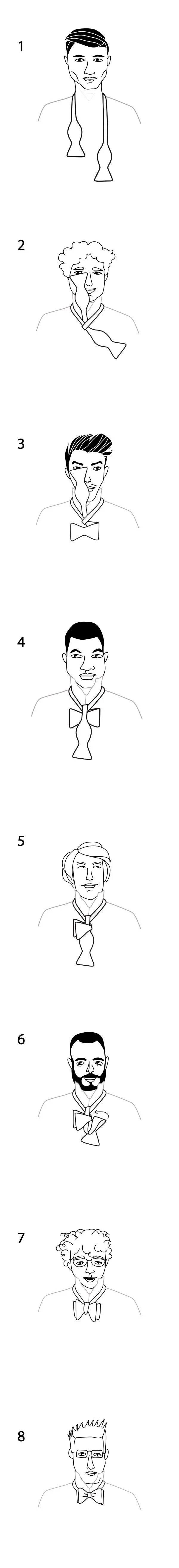 Learn how to tie a bow tie.  Follow these easy steps
