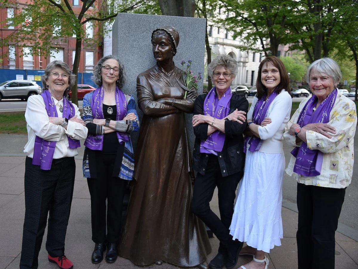 Lindman New York custom made scarf for Boston Women's Memorial
