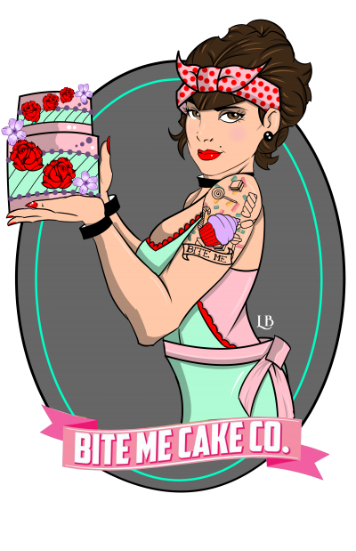 bite me cake company logo