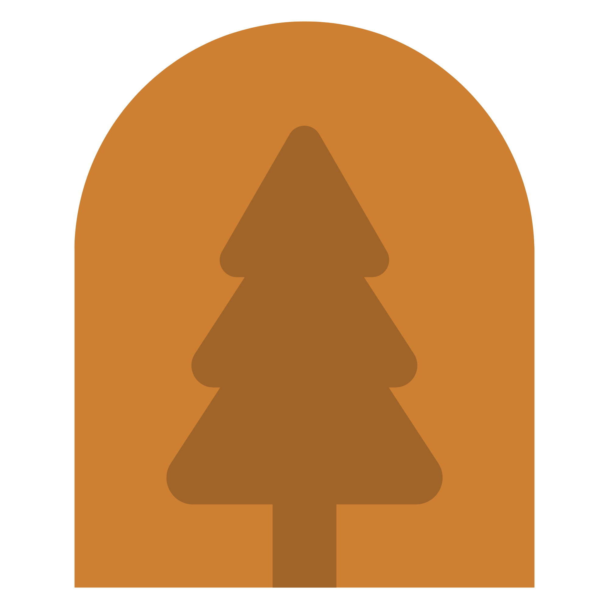 Close-up illustration of a brown reindeer's face with a prominent orange and brown nose.