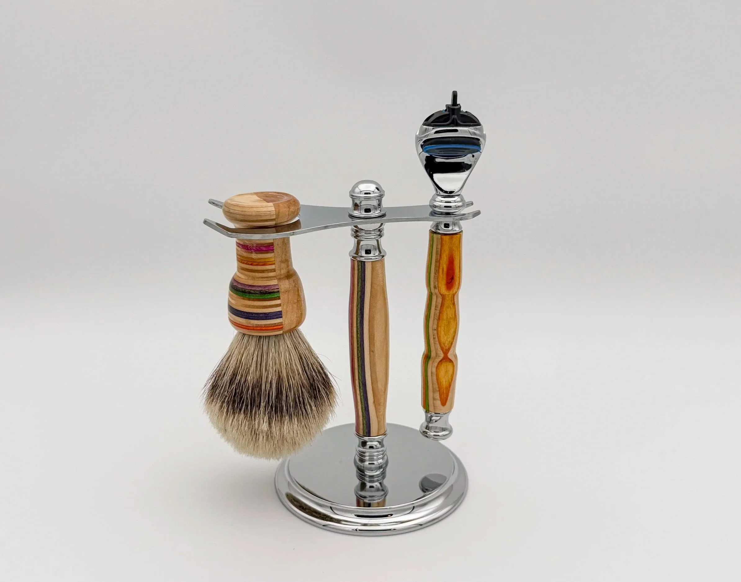 Observance — Maple & Recycled Skateboard Shaving Set