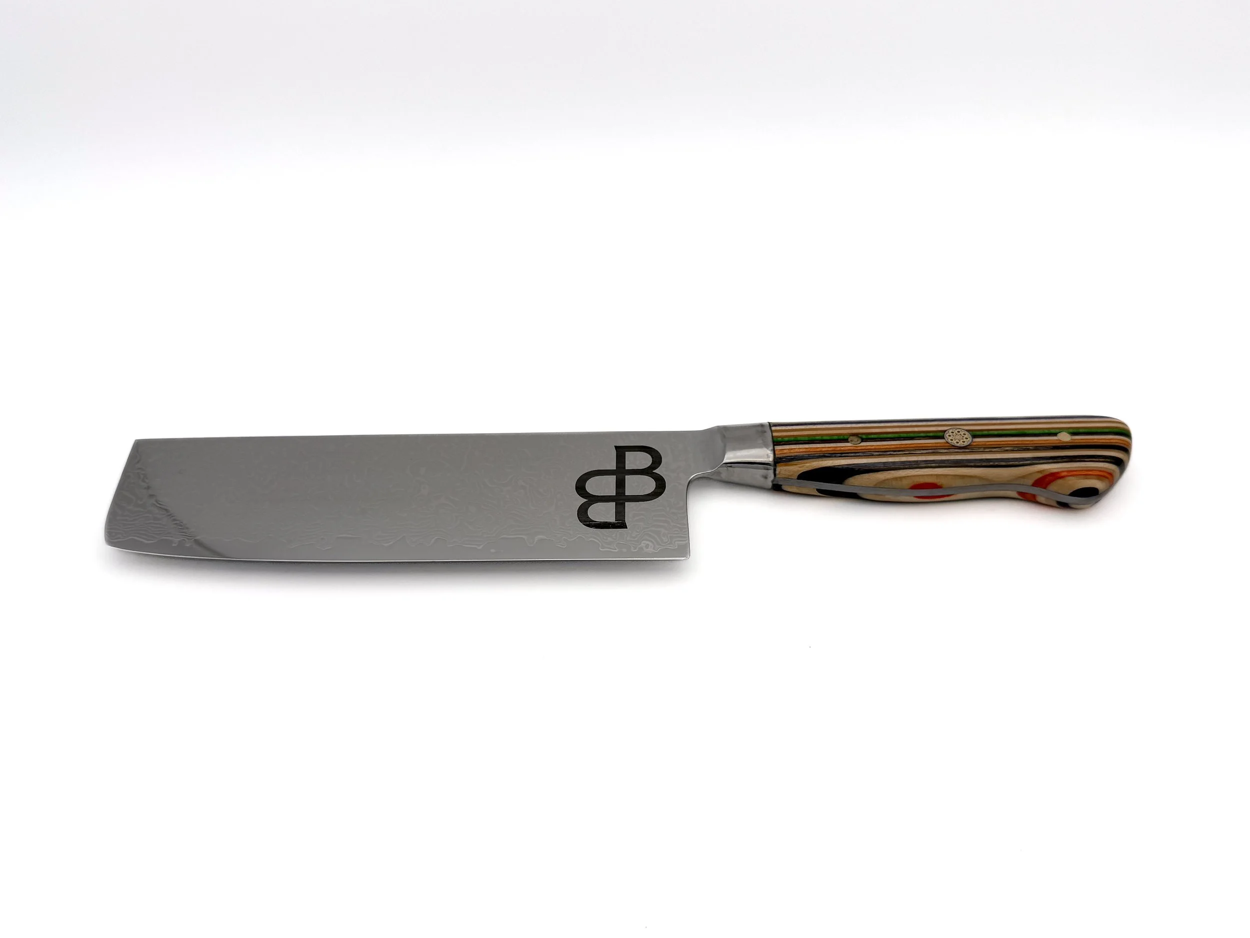 Nakiri —  7" Damascus Chef’s Knife NO.003