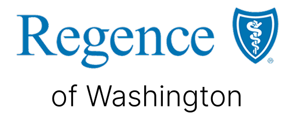 ReGenCe logo with the word 'RegenCe' in blue letters and a blue shield with a white caduceus symbol.