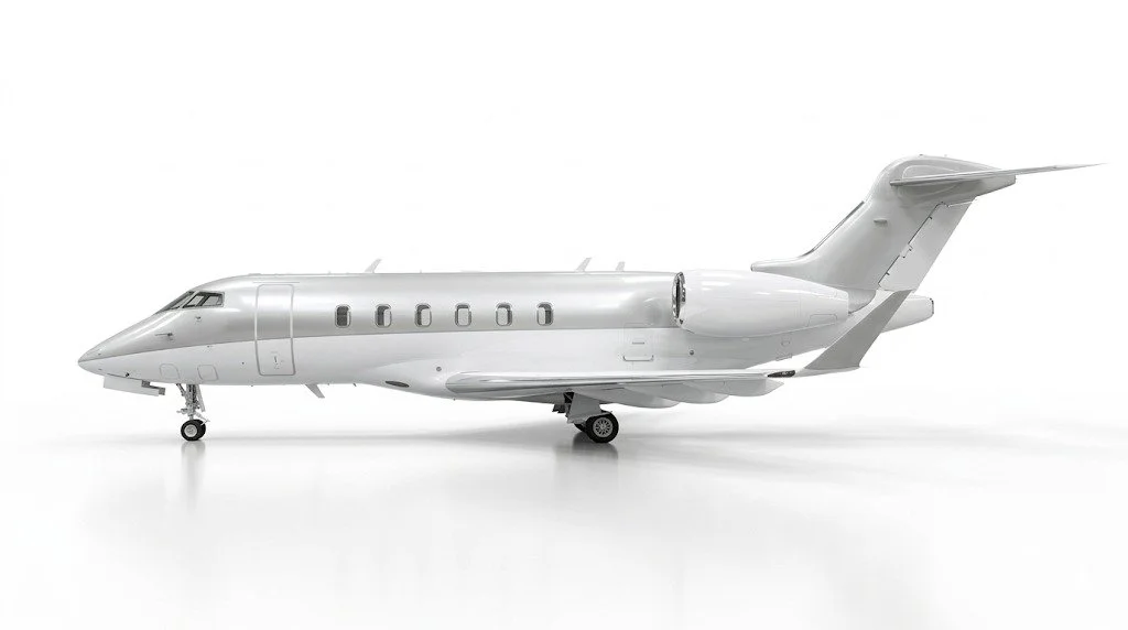 lateral photo bombardier challenger 3500