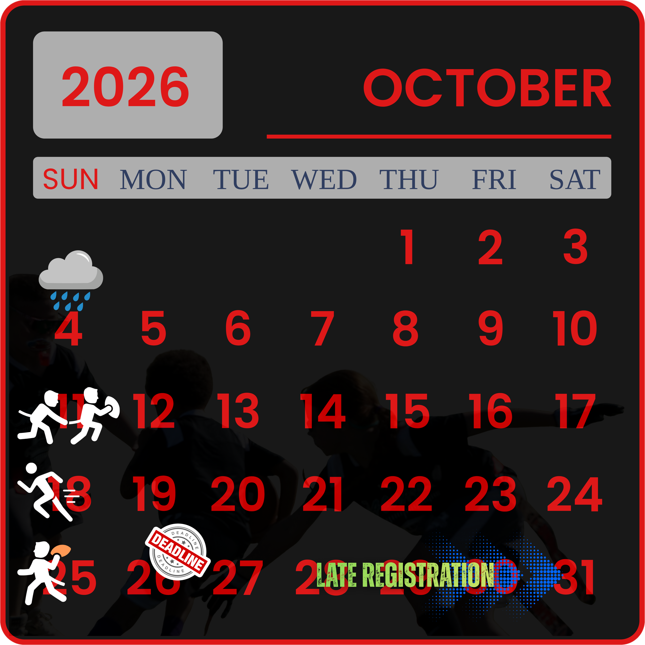 October