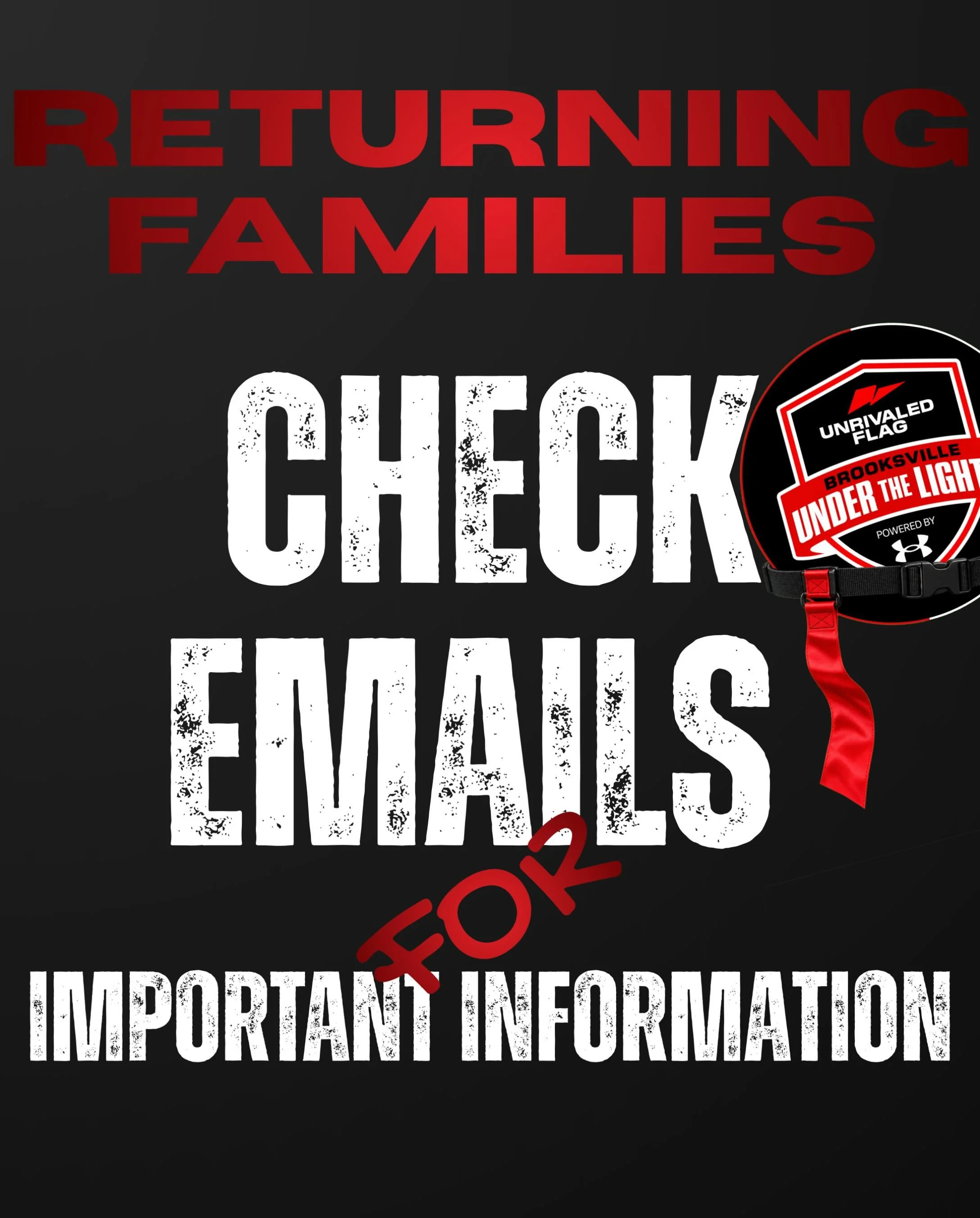 🚨 RETURNING BROOKSVILLE UTL FAMILIES &mdash; THIS ONE&rsquo;S FOR YOU!

We&rsquo;ve reached out with some important information regarding the upcoming season, and WE NEED TO HEAR FROM YOU!

We&rsquo;re listening, making adjustments, and continuing t