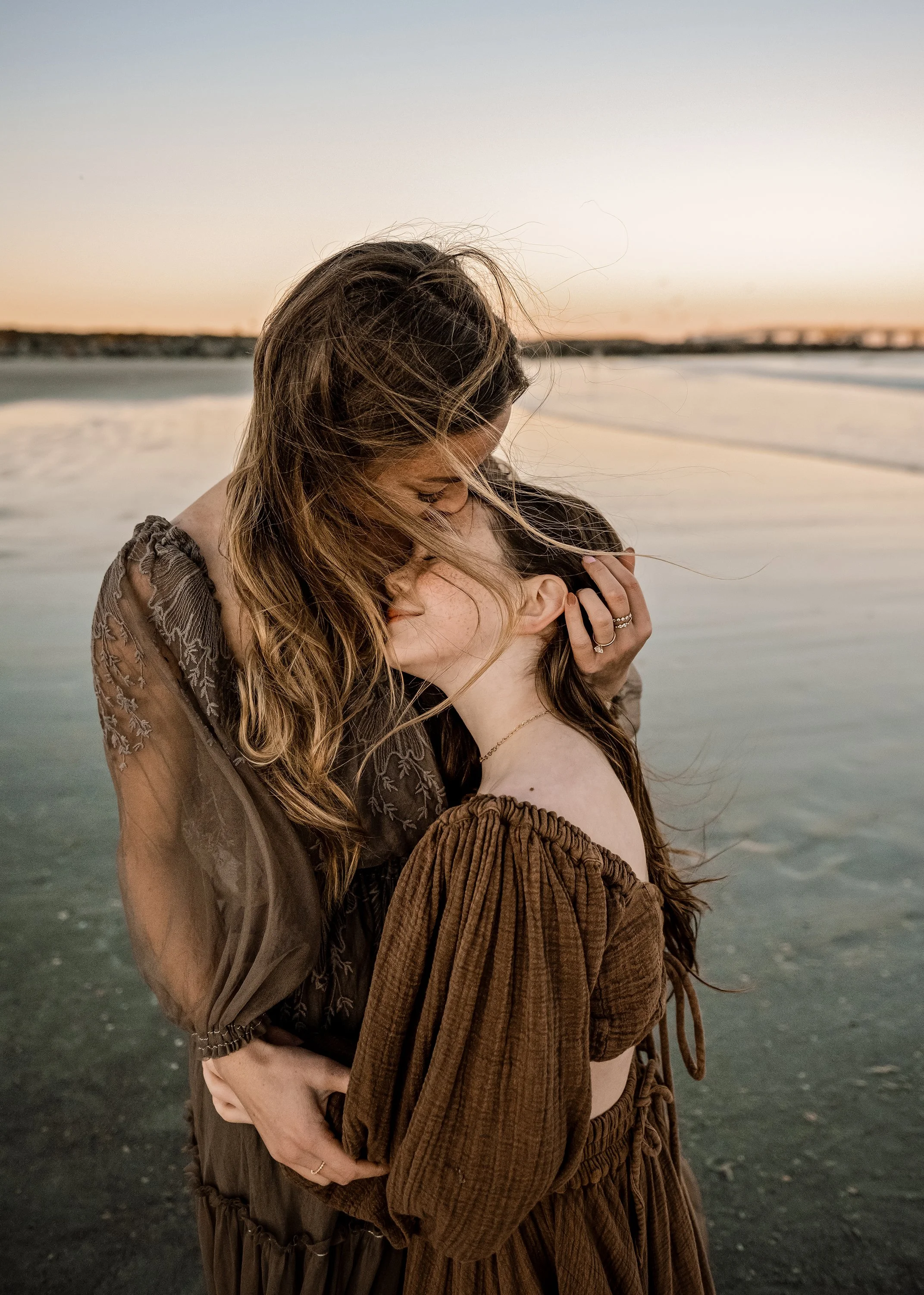 mother and daughter photo on Anna Maria Island