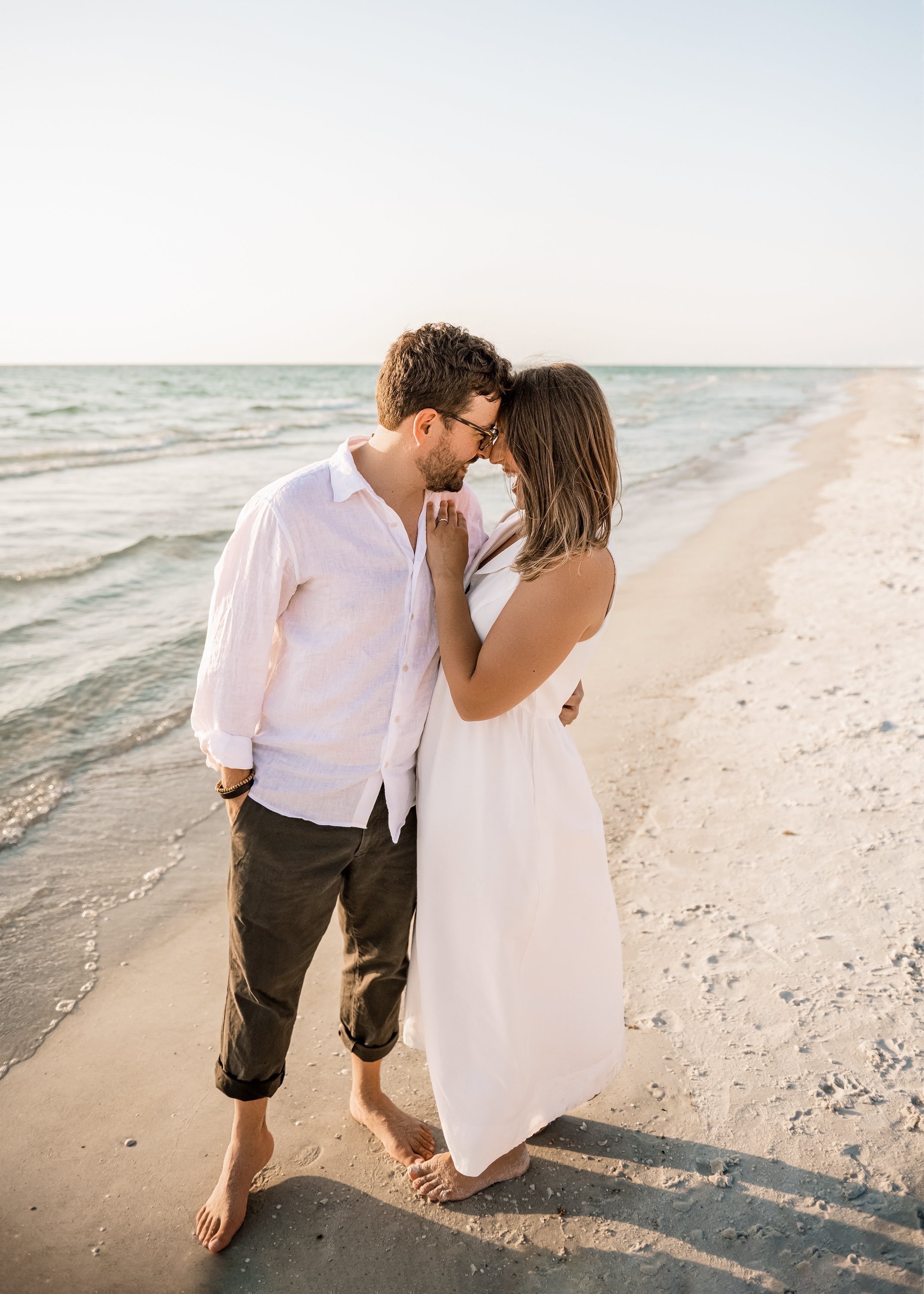 Couples photos on the beach