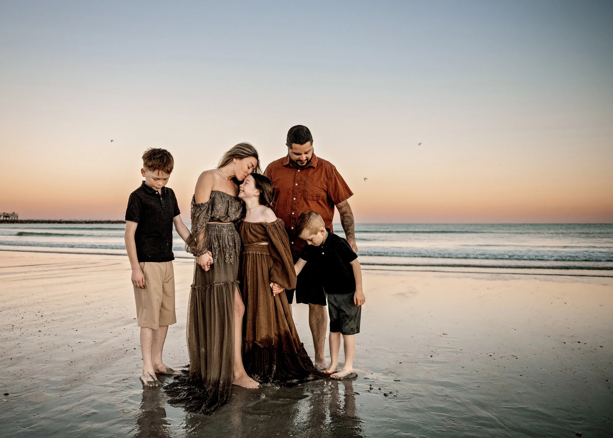 Family ocean session in Florida