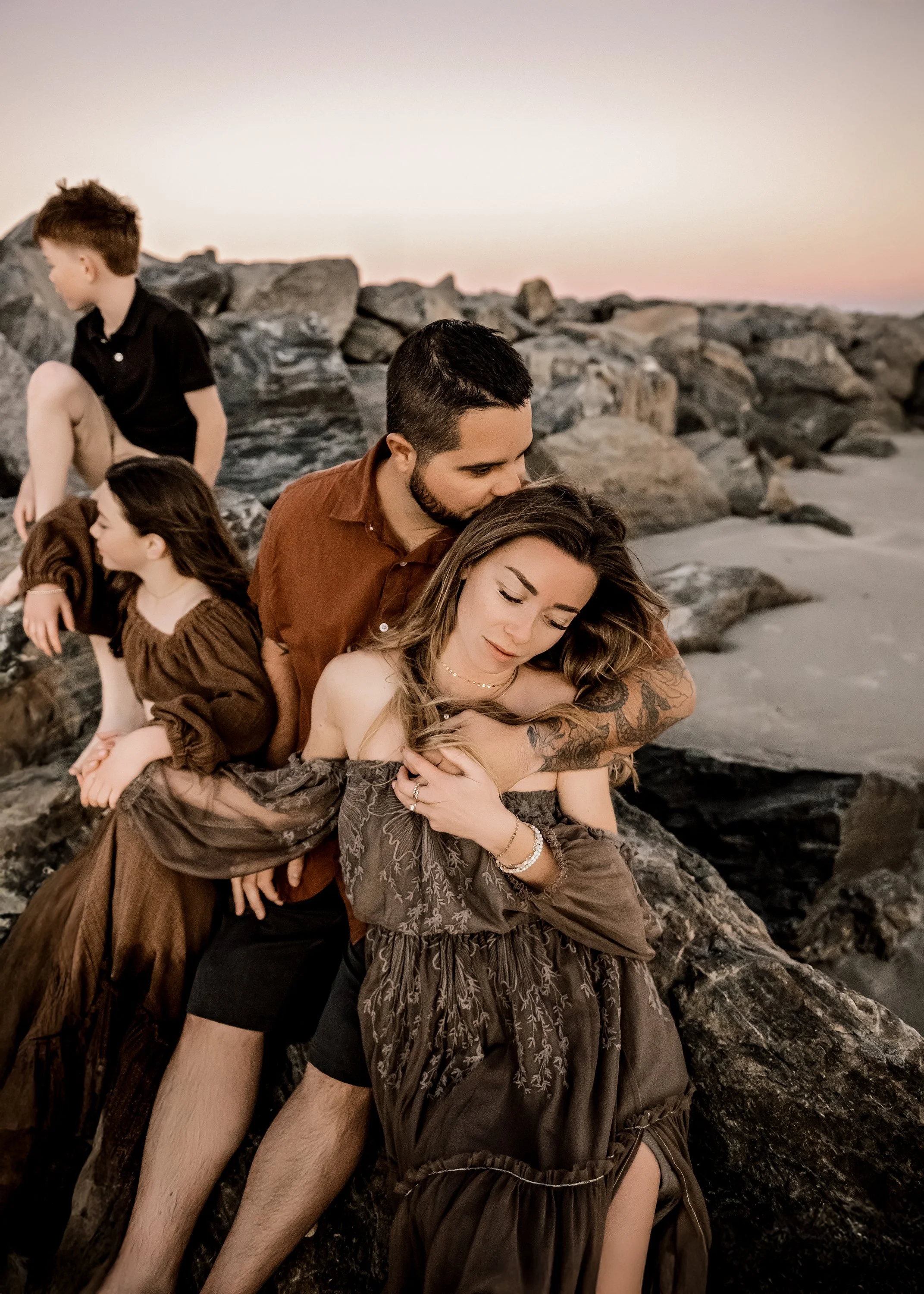 Anna Maria Island family beach session.