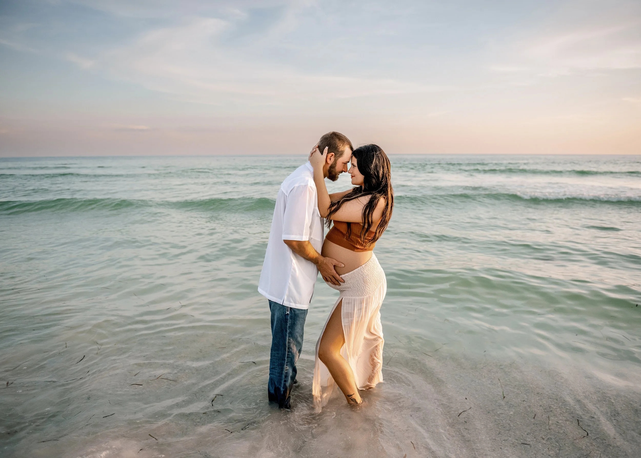 Maternity Session in the waters of Anna Maria Island