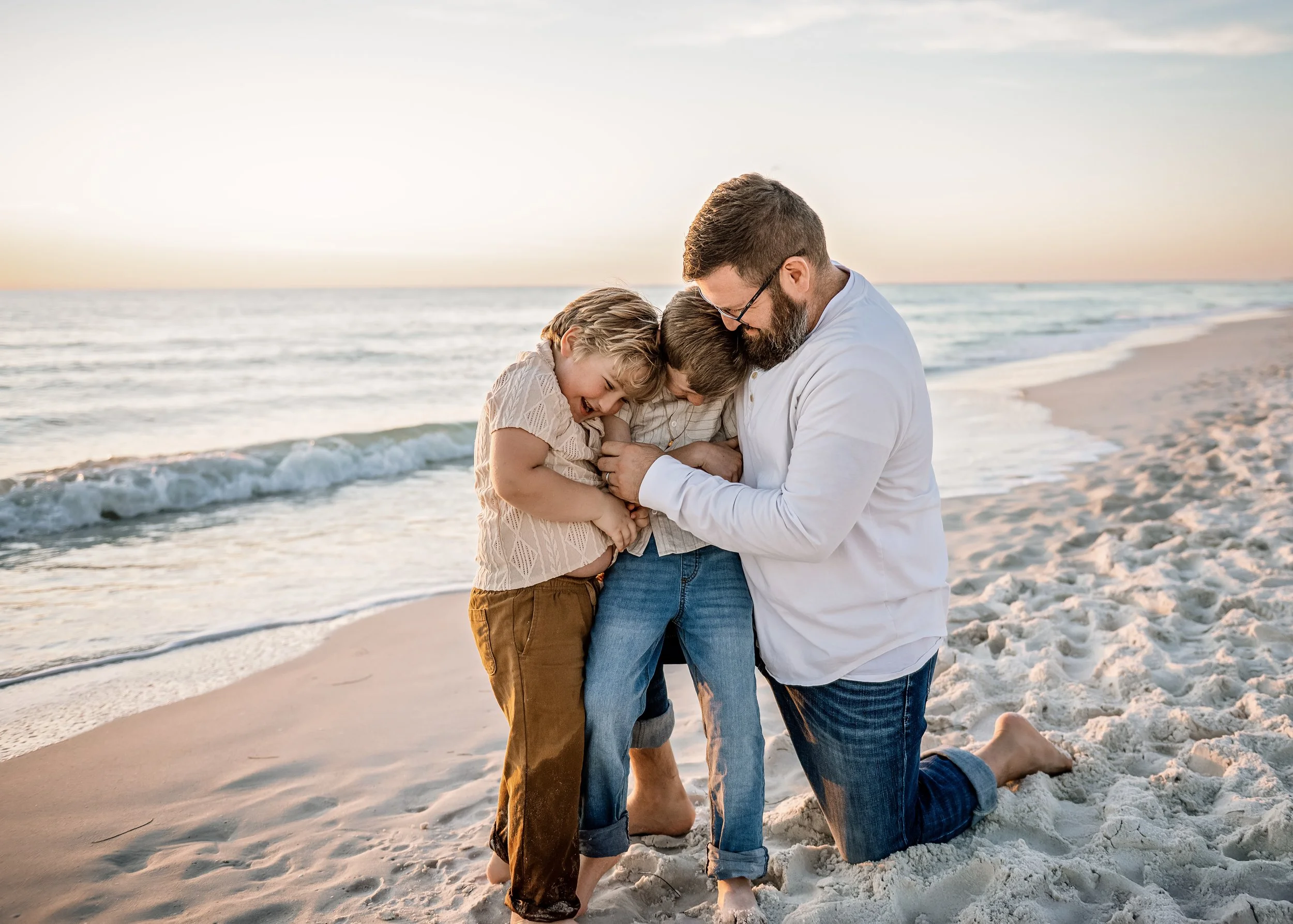 Family beach photos in Florida