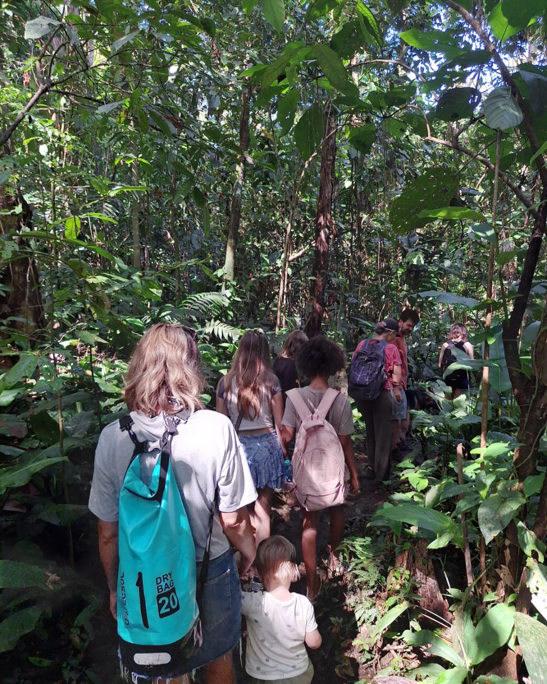 Costa Rica Worldschool Hub children in Jungle