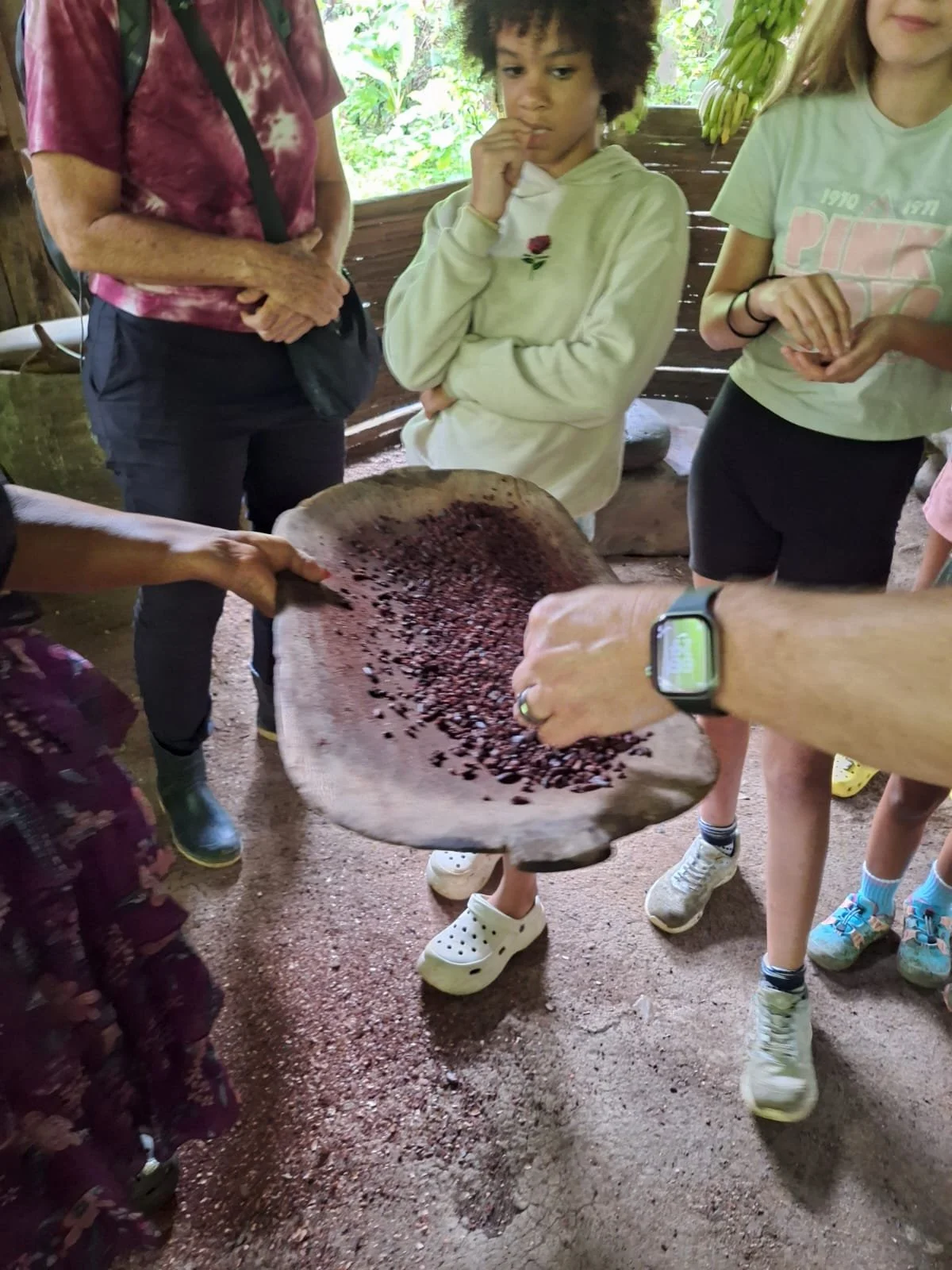 Cacao making class costa rica world school hub