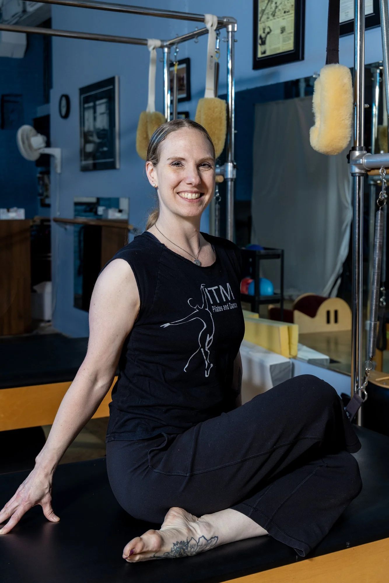 Pilates teacher and medical massage therapist Rachel Nace