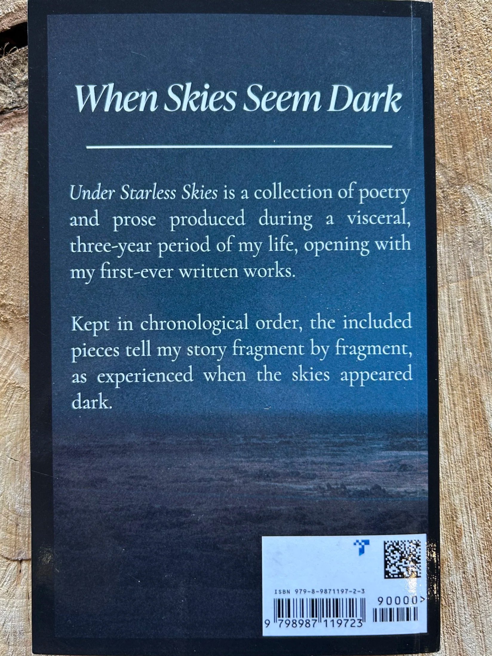 Under Starless Skies - Back