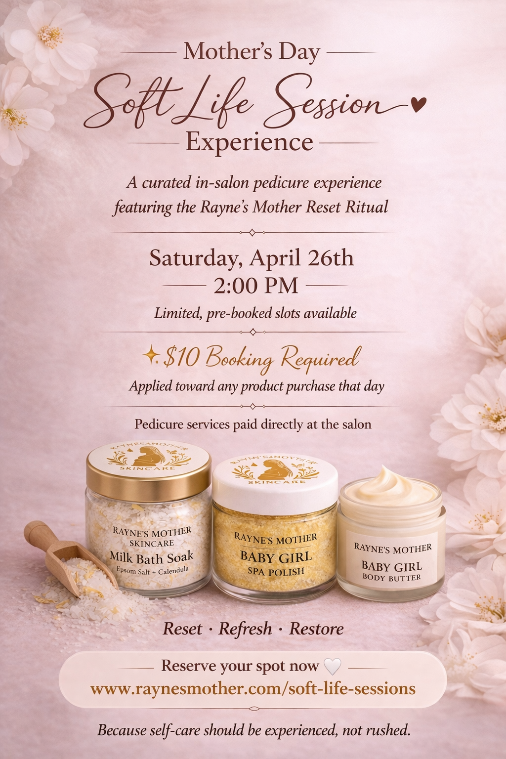 Mother's Day Soft Life Session Experience
