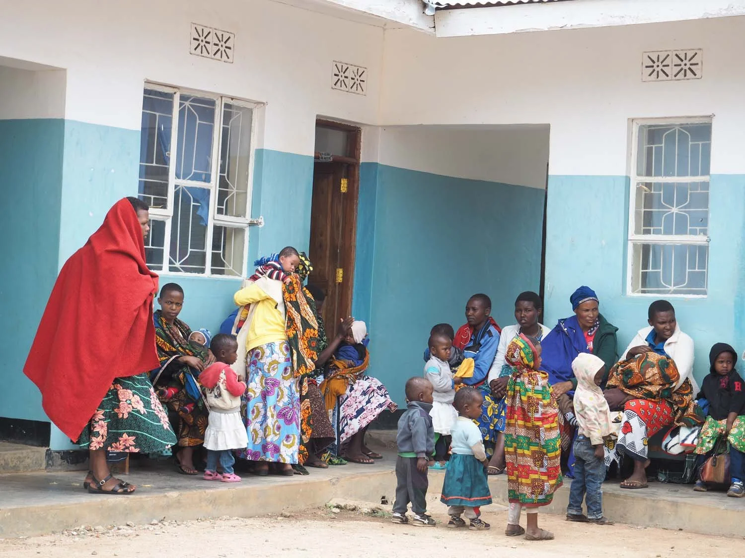 Covered Waiting Area - Before