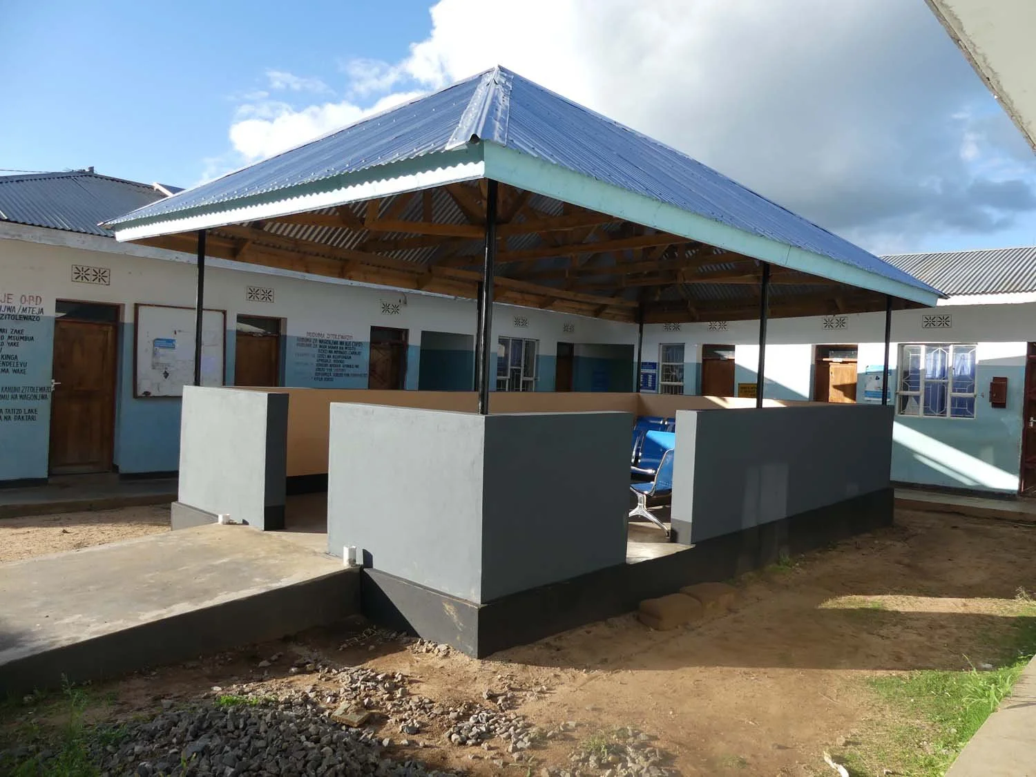 Covered Waiting Area - After