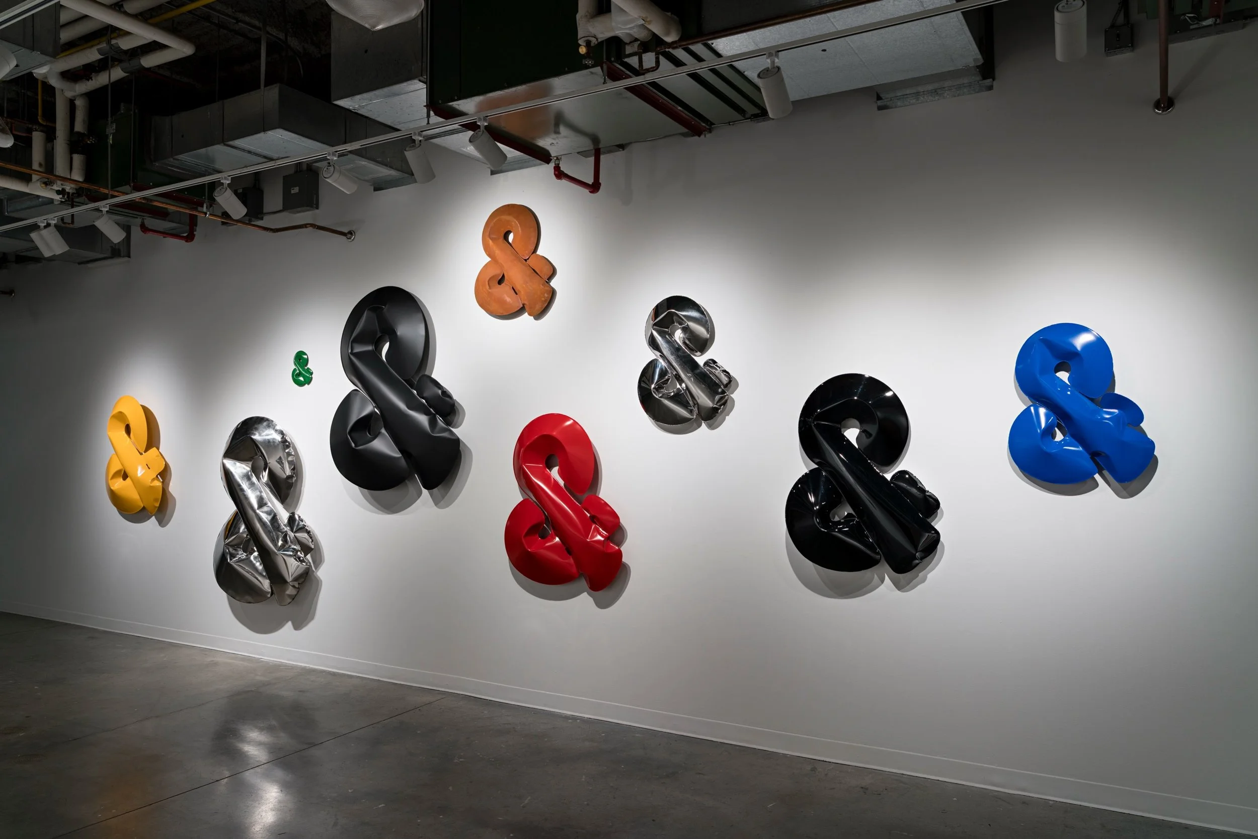 The Ampersand Series.

A collection of hydroformed steel sculptures created from a single symbol and shaped through welding, pressure, and polishing. Each piece began with the same starting point but developed its own form through the fabrication pro