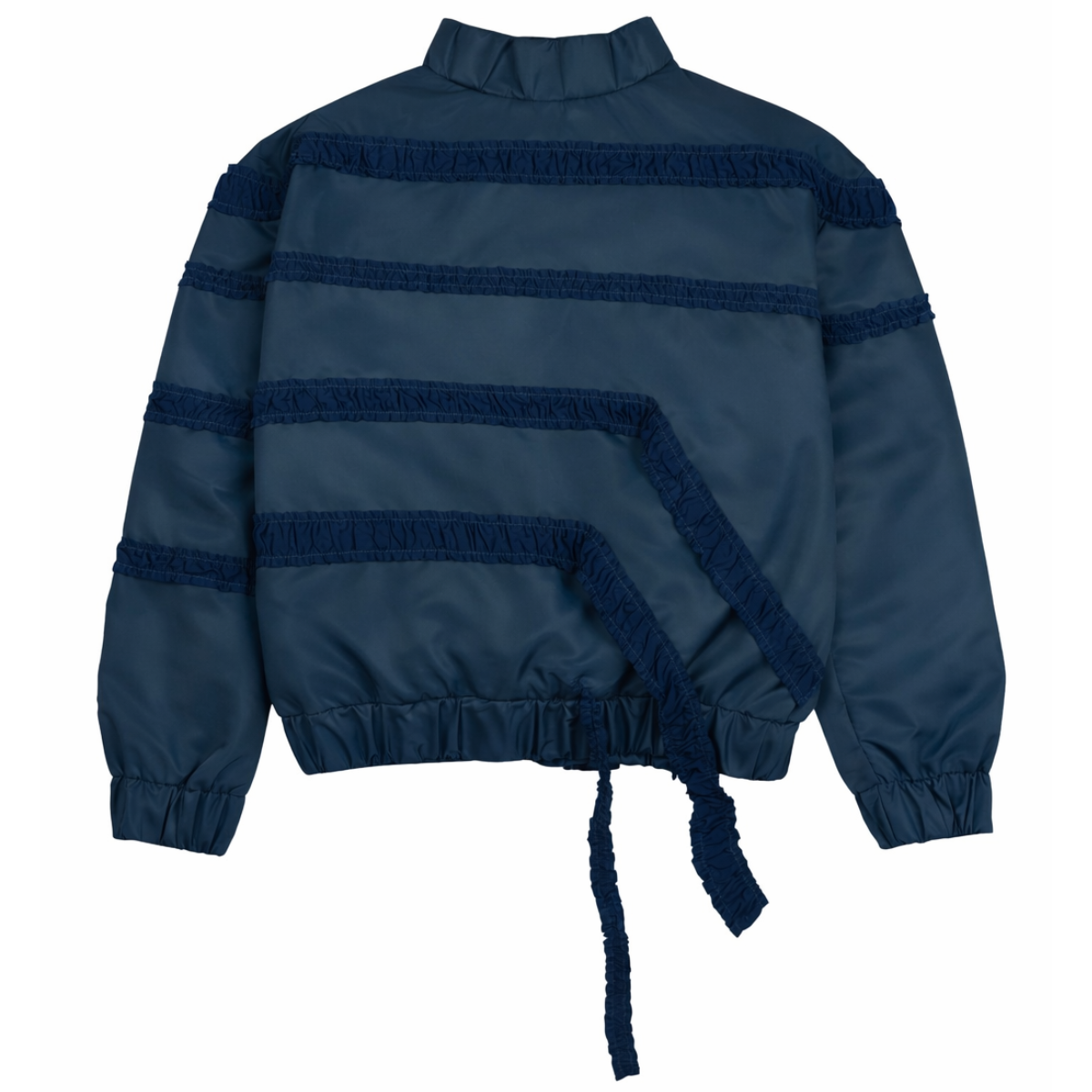 Ruched Stripe Top - Midnight