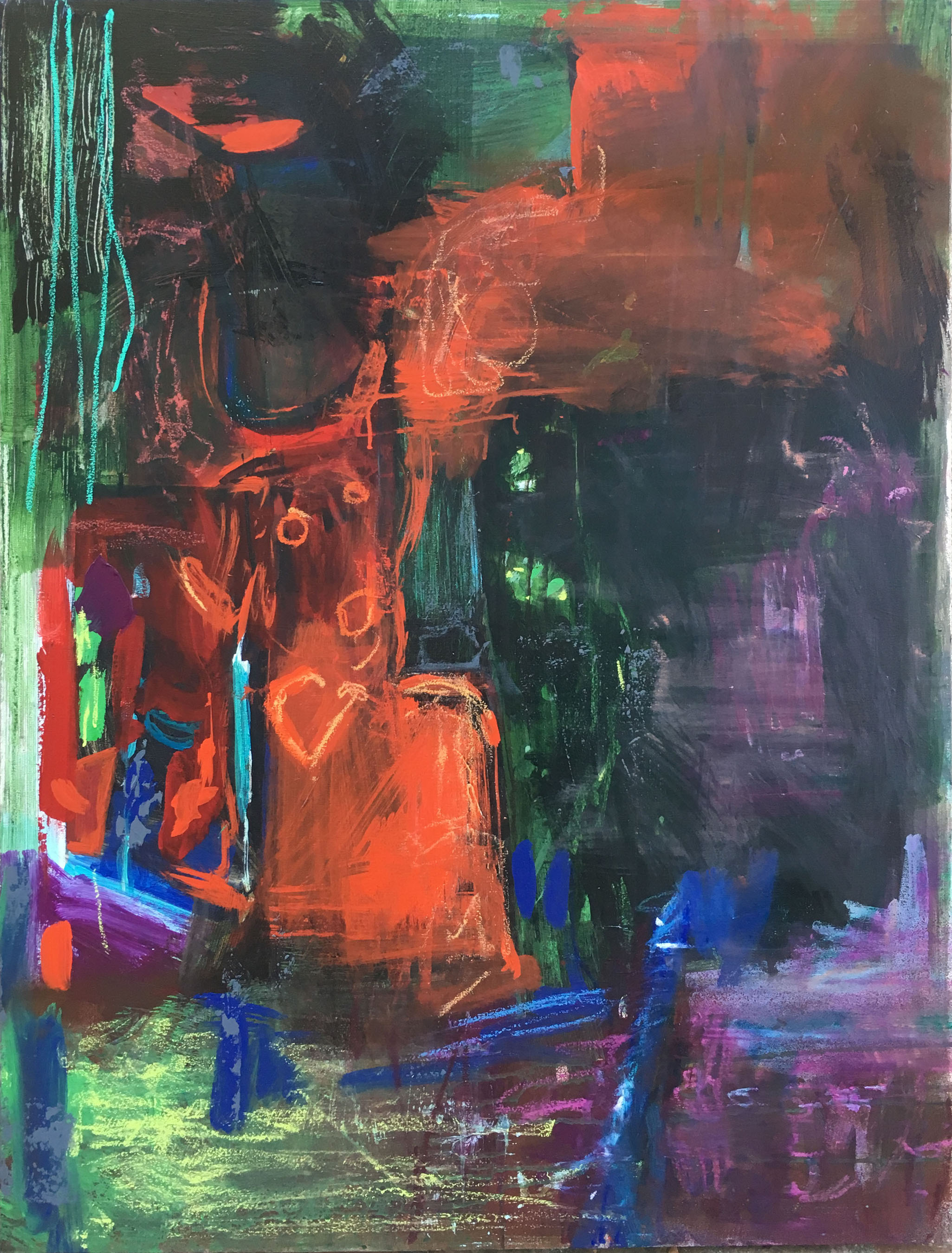 "Devil" Mixed Media 2017