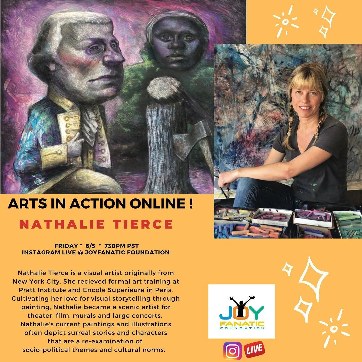 Instagram Live Event @ JoyFanaticFoundation June 5 @ 7:30 pm