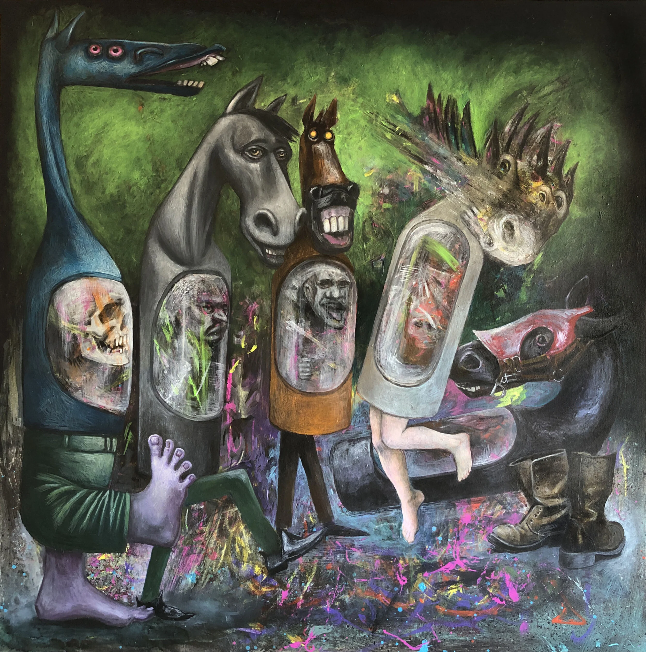 Horsemen of the Apocalypse in the Studio