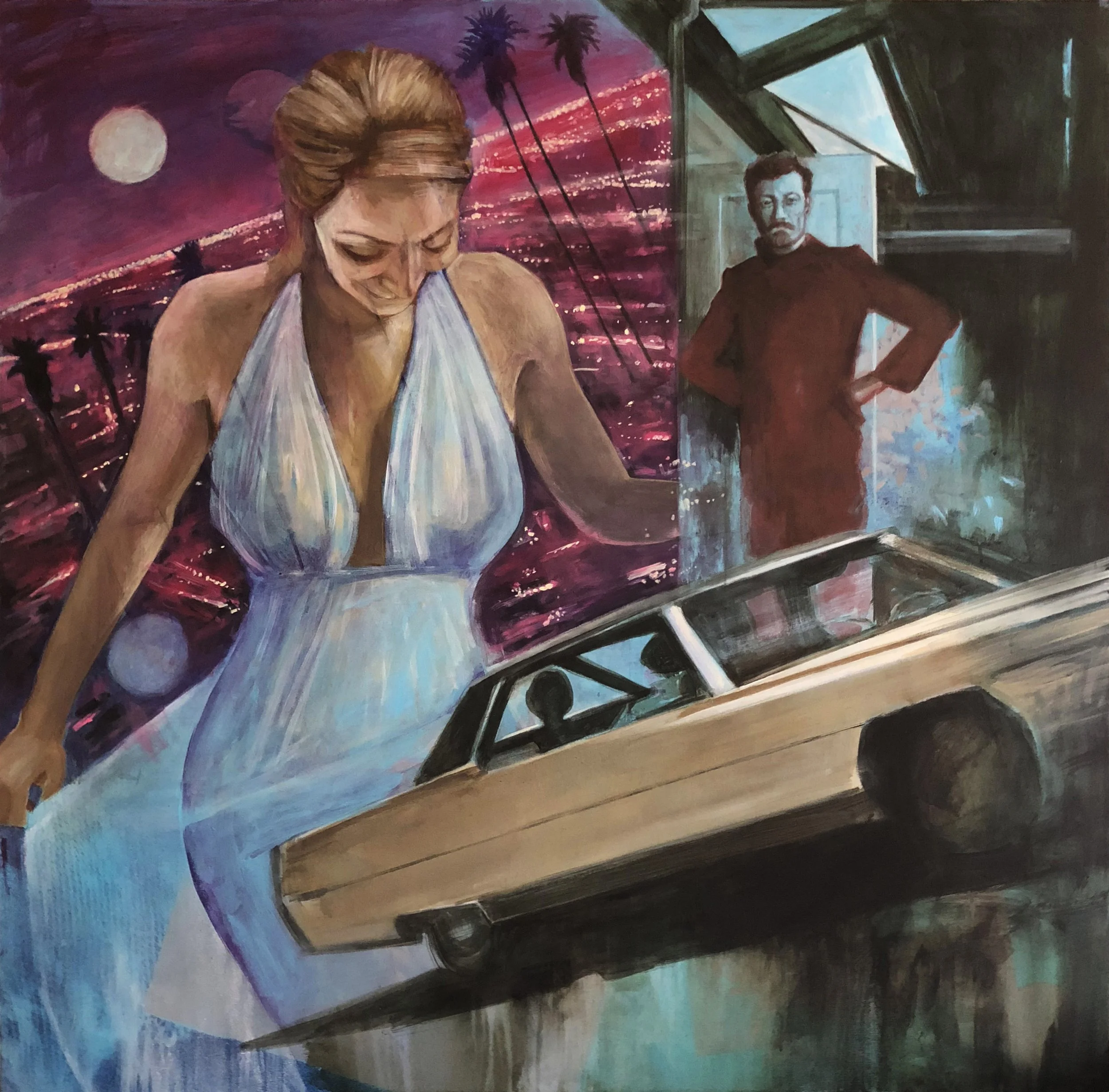 Three Scenes After Midnight at the Santa Monica Art Museum