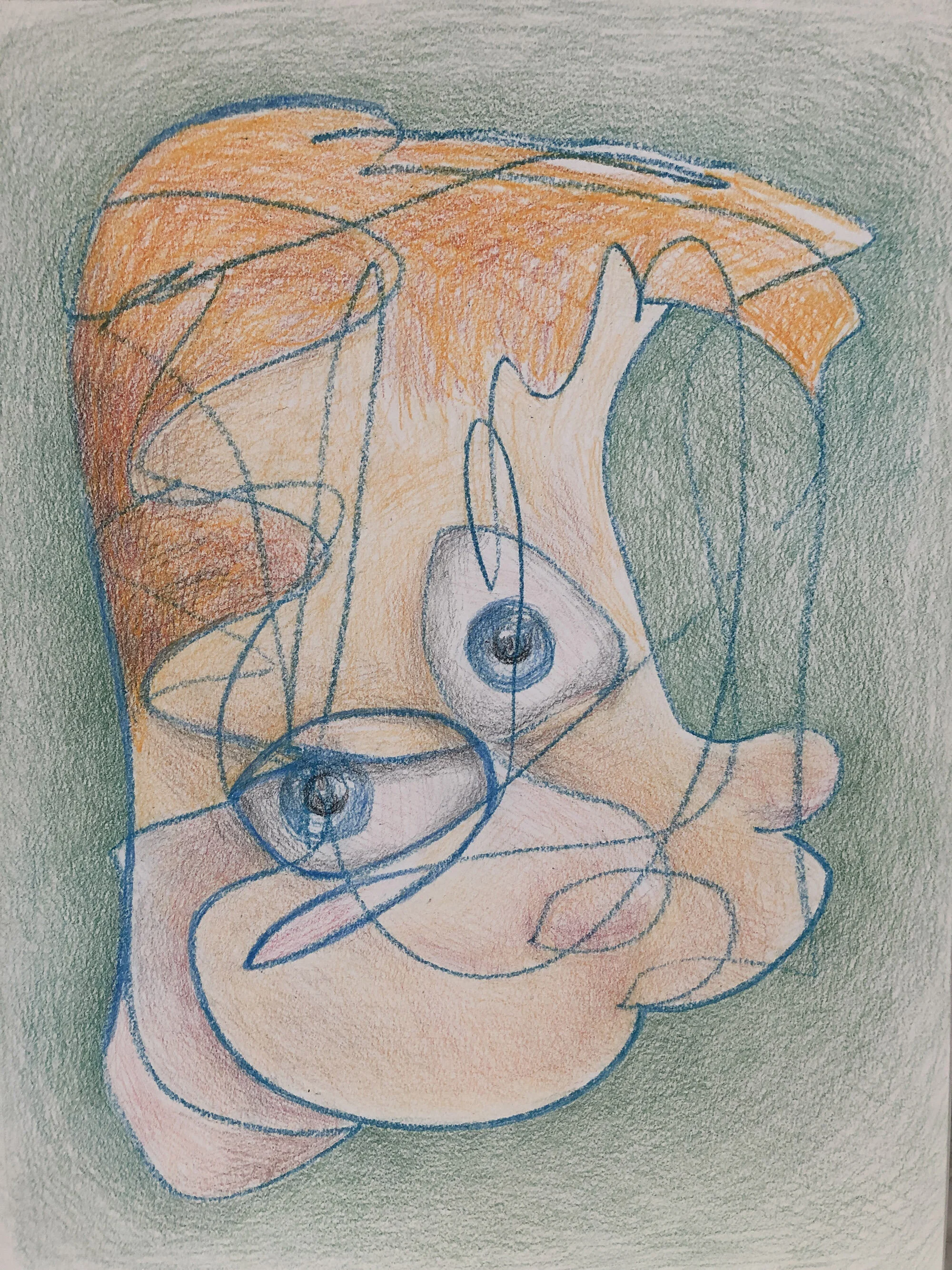SOLD Boy  9" x12" Colored Pencil on Paper